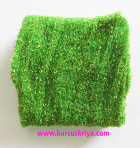 Stocking Glitter warna leaf Green (MBS164)