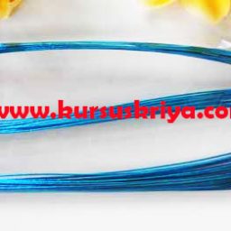 Kawat bunga stocking light blue size 24 G tebal (MBS028)