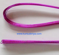 Kawat bunga stocking  warna fanta size 24 G (MBS027)