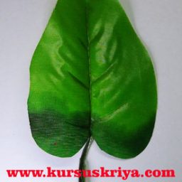 Daun imitasi bunga calla lili kain isi 6 pcs (MBS134)