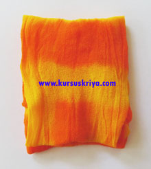Stocking Gradasi Dua Warna Orange -Yellow (MBS176)
