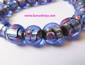 Manik Kaca Bulat 14 mm, Blue Azure (BAW0389) - Image 2