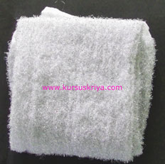 Stocking Warna Silver dengan Glitter (MBS167)