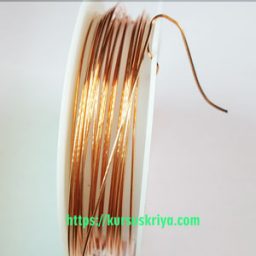 Kawat Aksesoris Tembaga, Ukuran 0,6 mm (BAW0403)