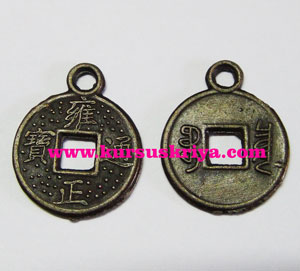 Liontin Kalung Koin Cina Isi 12 Pcs (BAW0255)