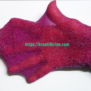 Stocking Glitter Stocking Metalik Red Violet (MBS188) - Image 2