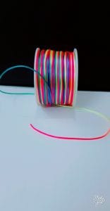 Tali satin 1,5 mm rainbow
