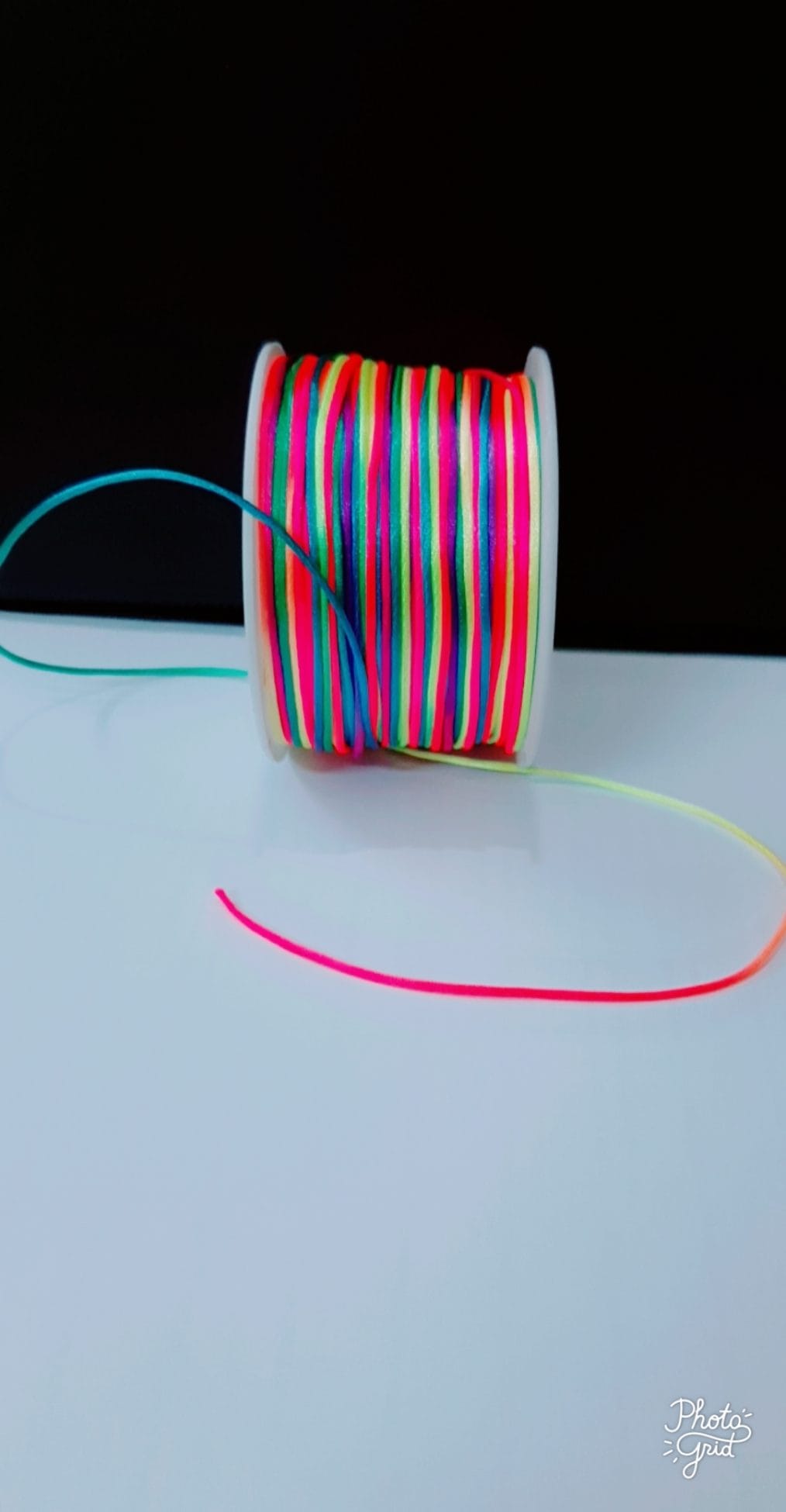 Tali satin 1,5 mm rainbow