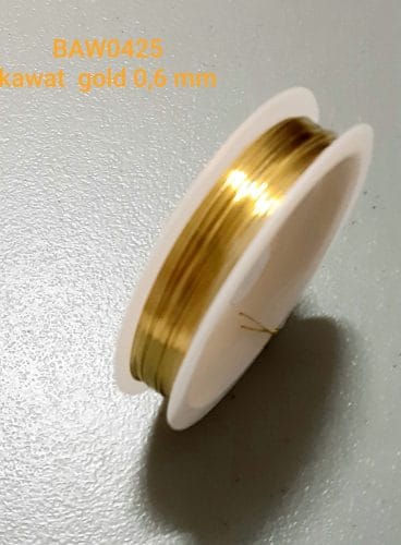 Kawat asesoris gold 0,6 mm