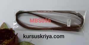Kawat bunga stocking coklat metalik