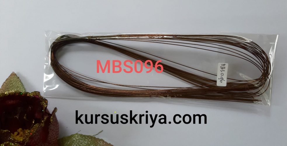 Kawat bunga stocking coklat metalik