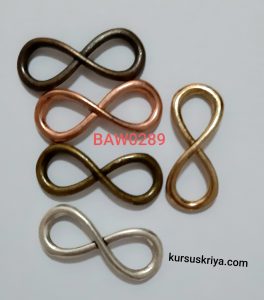 Connector infinity untuk gelang