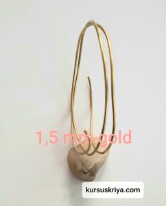 Kawat asesoris dari tembaga 1,5 mm,gold
