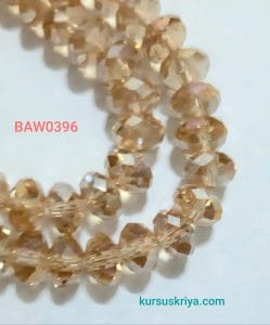 Manik kristal ochre clear AB
