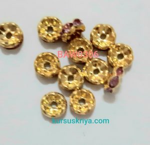 Manik sela pink rhinestone
