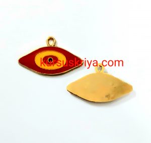 Liontin Eye of fatima warna pink