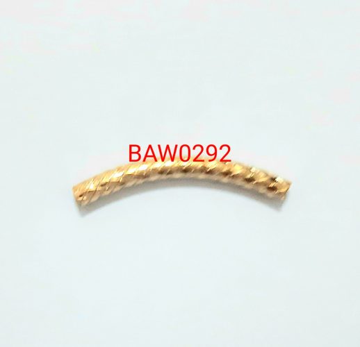 Konektor hiasan gelang model pipa isi 4 pcs (BAW0292) - Image 2