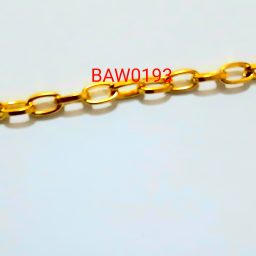 Rantai metal warna emas