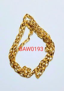 Rantai metal warna emas