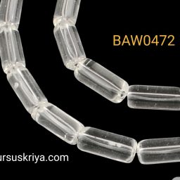 Manik kaca tabung 10 mm clear