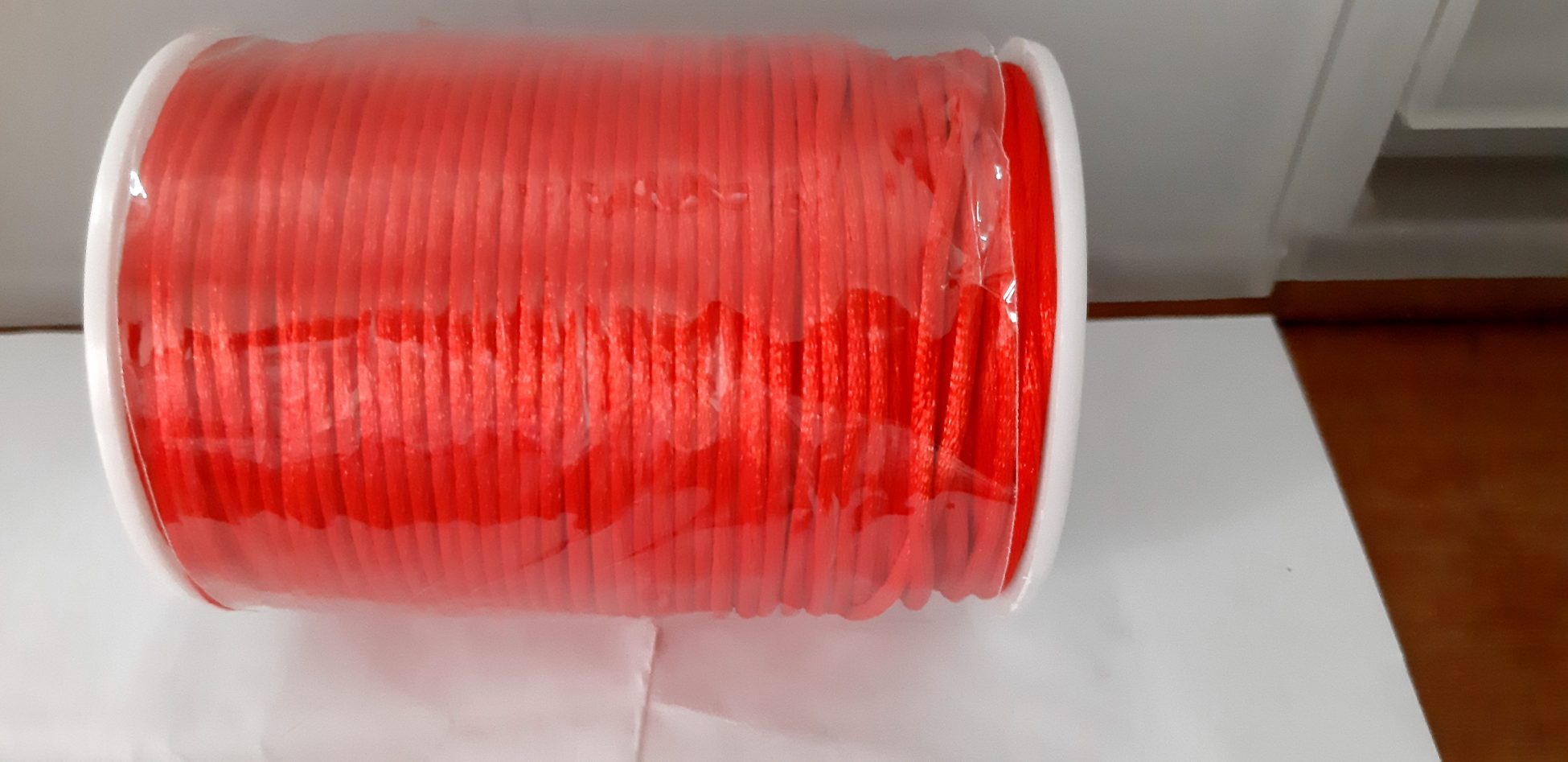 Tali satin 2.0 mm merah