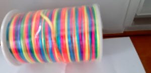 Tali satin 2.0 mm rainbow
