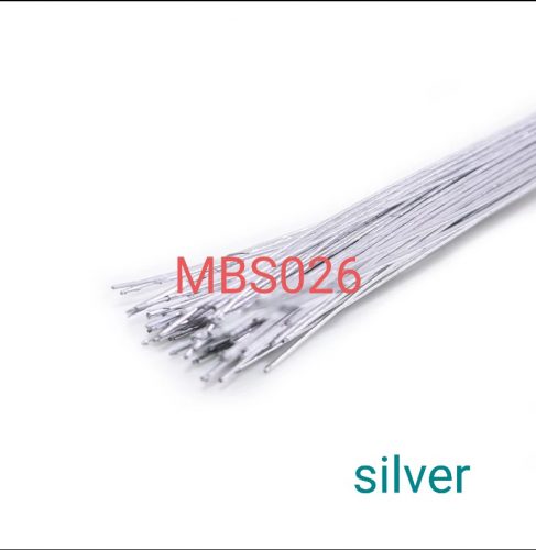 Kawat bunga stocking warna silver 24 G