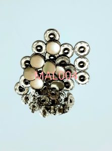 Paku krepet metal silver 10 mm