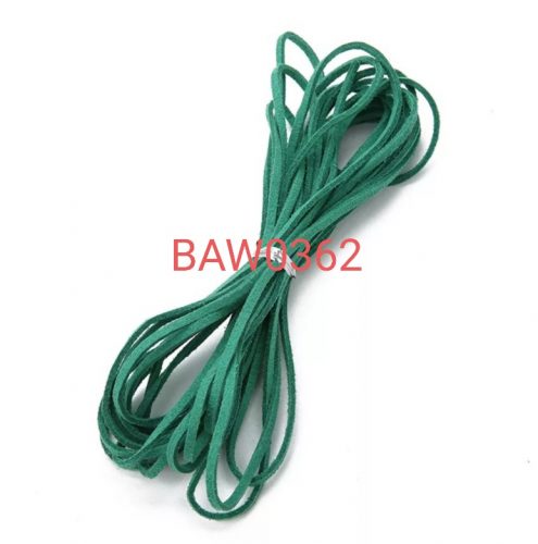 Tali kulit suede imitasi emerald green isi 2 (BAW0362) - Image 3