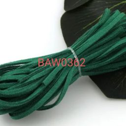 Tali flat suede imitasi warna emerald green