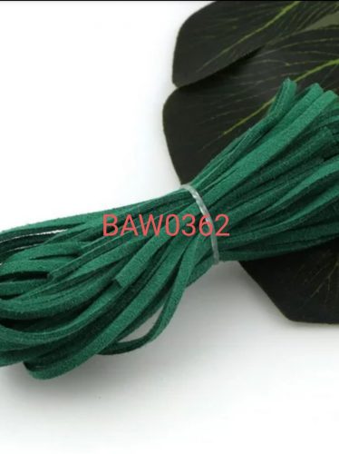 Tali flat suede imitasi warna emerald green