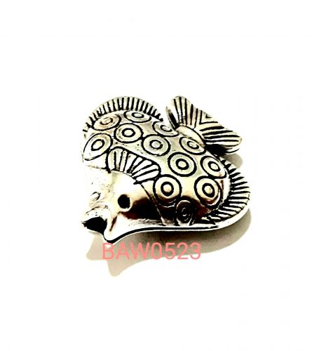 Manik-manik dari logam ikan besar 25 mm