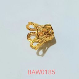 Cakram manik-manik warna gold BAW0185