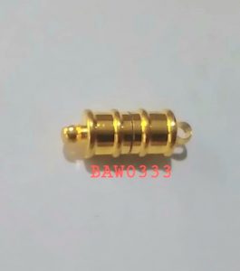 Gold plated magnetic clasp