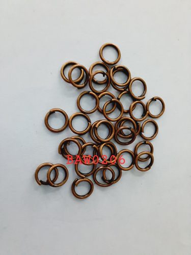 Opened jump ring diameter 5 mm warna tembaga