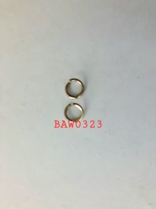 Opened jump ring diameter 4 mm warna silver