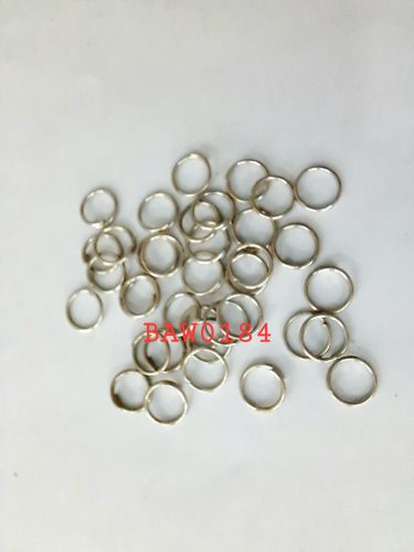 Opened jump ring diameter 7 mm warna silver