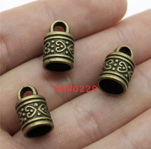 End tips bronze diameter 8 mm