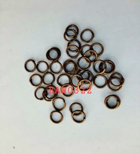 Opened jump ring diameter 4 mm warna tembaga