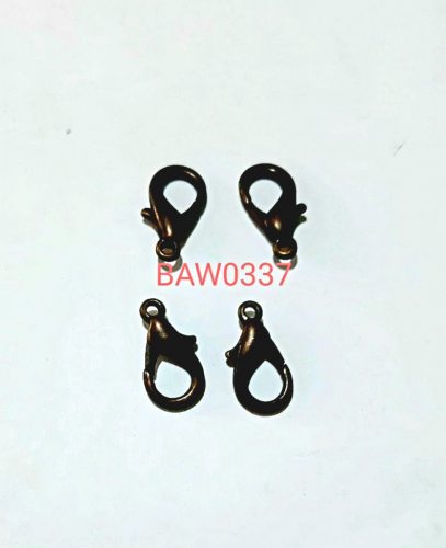 Clasp udang 18 X 10 mm tembaga antik
