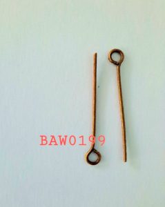 Eye pin 2,5 cm warna tembaga