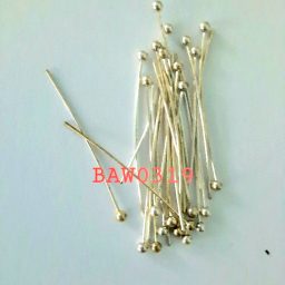 Ballpin silver plated panjang 30 mm isi 24 pcs (BAW0319)
