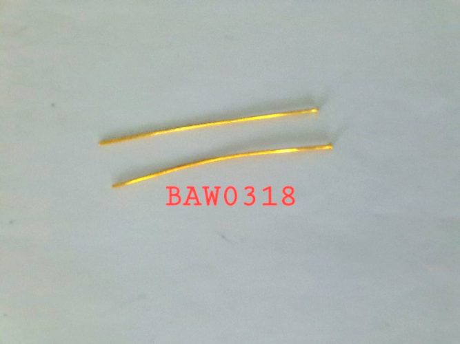 Head pin gold plated 5 cm isi 24 pcs (BAW0318)