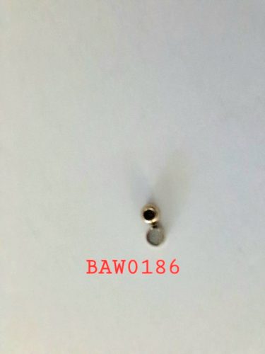 Stopper nikel bulat kecil warna silver