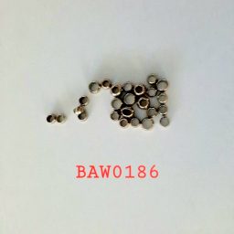 Stopper nikel bulat kecil warna silver