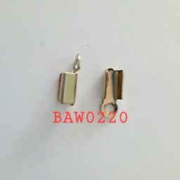 Penjepit tali U warna silver