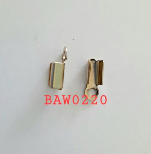 Penjepit tali U warna silver