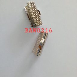 Crimp cord 1,3 cm warna silver