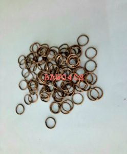 Opened jump ring diameter 6 mm warna tembaga