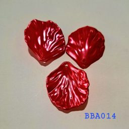 Kelopak bunga akrilik red pearl size M